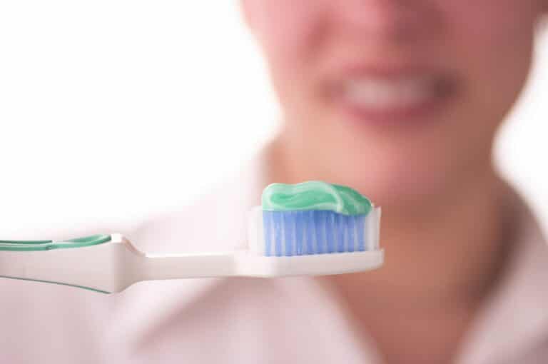 Closeup Of A Toothbrush With Toothpaste