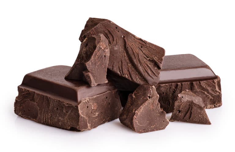 Pieces Of Dark Chocolate
